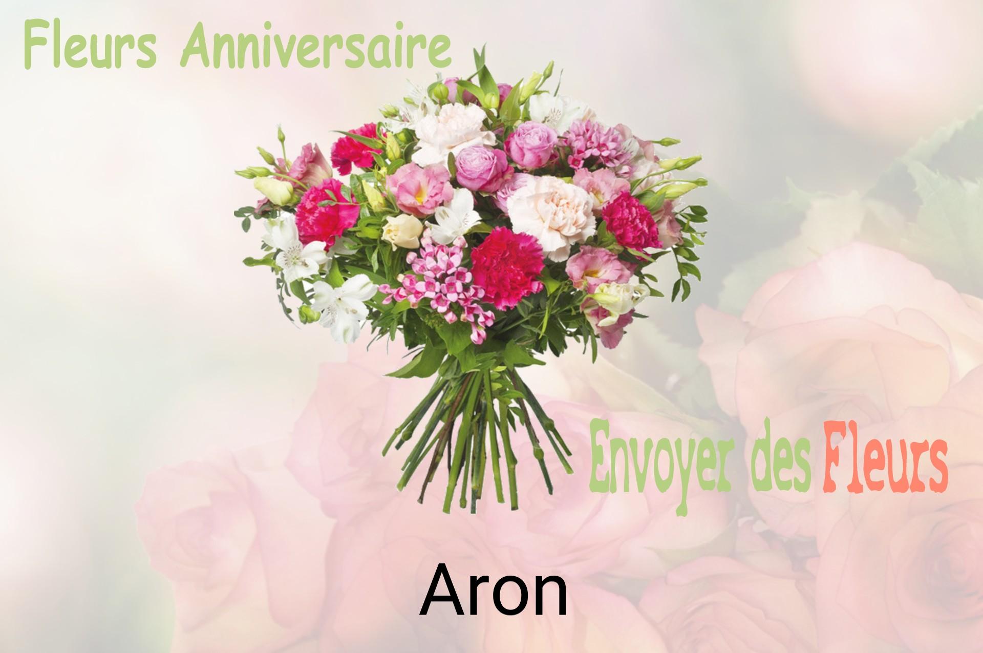 Bouquet de fleurs d’anniversaire livré à Aron